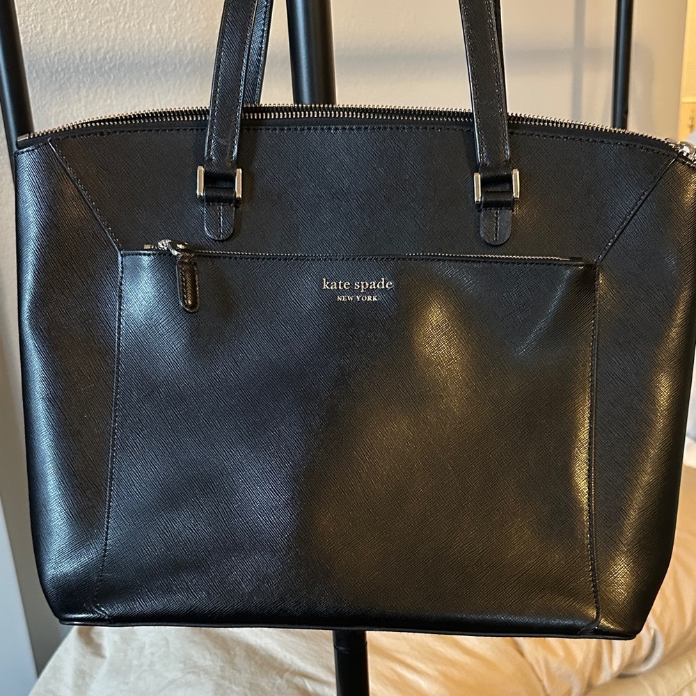 Kate Spade Black Saffiano Leather Tote